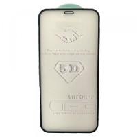 скло 5D Strong для iPhone 12 mini (5.4) black тех. пак.