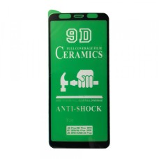Захисне скло CERAMIC Samsung A750 (A7 2018) Black тех упаковка