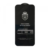 Захисне скло 6D EDGE TO EDGE для iPhone 12 /12 Pro (6.1 ) Black тех упаковка