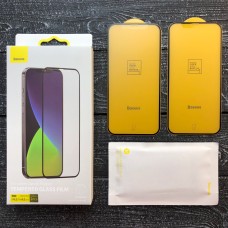 Захисне скло Baseus 0.25 mm Full Curved Frosted Tempered Glass iPhone 12 mini (Компдект 2шт)