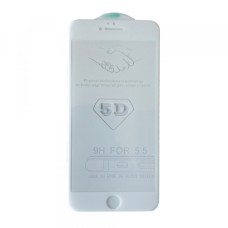 скло 5D Strong для iPhone 6+ white тех. пак.