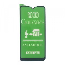 Захисне скло CERAMIC Samsung A01 (A015) Black тех упаковка
