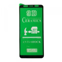 Захисне скло CERAMIC Samsung J6 Plus 2018 Black тех упаковка