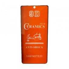 Захисне скло CERAMIC Samsung Note 20 Black тех упаковка
