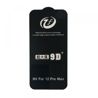 Захисне скло iPhone 9D+ iPhone 12 Pro Max (6.7 ) black тех упаковка