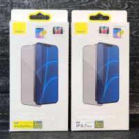 Захисне скло (Антишпигун) Baseus Curved Screen Tempered Glass 0.23mm Anti-spy для iPhone 13 Pro Max (Комплект 2 шт.)