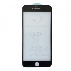 скло 5D Strong для iPhone 6+ black тех. пак.