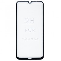 скло 5D Strong для Xiaomi Redmi Note8 black тех. пак.