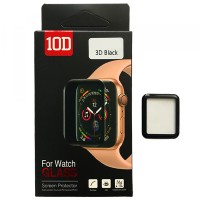 Захисне скло 10D PET+ PMMA для Apple Watch 38 mm black