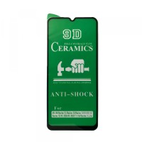 Захисне скло CERAMIC Realme C3 Black тех упаковка