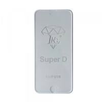 Захисне скло SUPER D iPhone 6/7/8 white тех упаковка