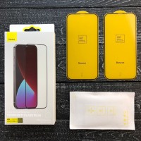 Захисне скло Baseus Full-screen Tempered Glass 0.25mm для iPhone 12/12 Pro (Комплект 2 шт.)