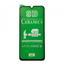 Захисне скло CERAMIC Samsung A40 (A405) Black