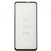 скло 5D Strong для Samsung A60 black тех. пак.