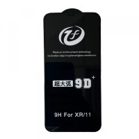 Захисне скло iPhone 9D+ iPhone XR/ 11 black тех упаковка