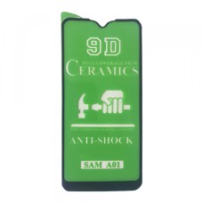 Захисне скло CERAMIC Samsung A01 (A015) Black