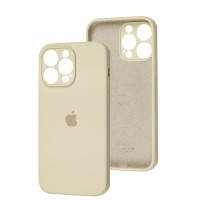 Чохол для iPhone 15 Pro silicone case Full Camera antique white
