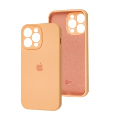 Чохол для iPhone 15 Pro Max silicone case Full Camera cantaloupe