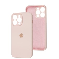 Чохол для iPhone 15 Pro Max silicone case Full Camera chalk pink