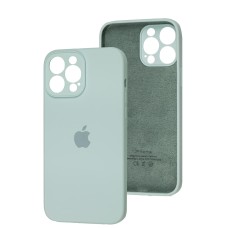 Чохол для iPhone 15 Plus silicone case Full Camera light turquoise