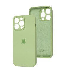 Чохол для iPhone 15 Pro Max silicone case Full Camera mint