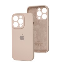 Чохол для iPhone 15 Pro Max silicone case Full Camera pink sand