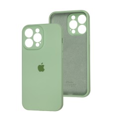 Чохол для iPhone 15 Pro Max silicone case Full Camera pistachio