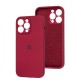 Чохол для iPhone 15 Pro Max silicone case Full Camera rose red
