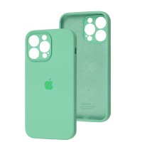 Чохол для iPhone 15 Pro silicone case Full Camera spearmint