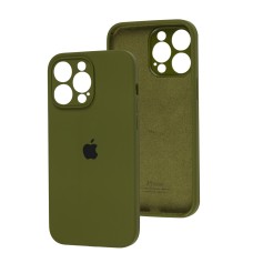 Чохол для iPhone 15 Pro Max silicone case Full Camera virid