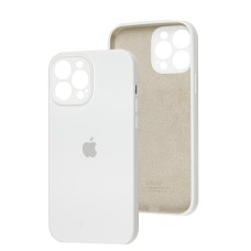 Чохол для iPhone 15 Pro Max silicone case Full Camera white