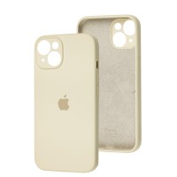 Чохол для iPhone 15 Plus silicone case Full Camera antique white