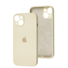 Чохол для iPhone 15 silicone case Full Camera antique white