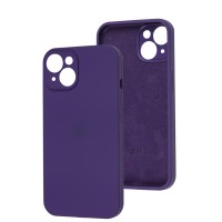 Чохол для iPhone 15 silicone case Full Camera elderberry