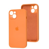 Чохол для iPhone 15 Plus silicone case Full Camera kumquat