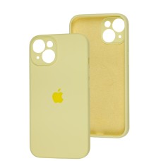 Чохол для iPhone 15 silicone case Full Camera mellow yellow