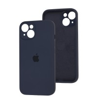 Чохол для iPhone 15 Plus silicone case Full Camera midnight blue