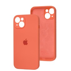 Чохол для iPhone 15 silicone case Full Camera pink citrus