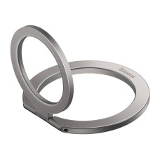 Кільце c MagSafe Foldable Metal Ring Stand Baseus Halo Series Single-ring Silver SUCH000012