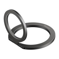 Кільце c MagSafe Foldable Metal Ring Stand Baseus Halo Series Single-ring (SUCH000013) Grey