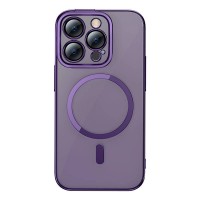 Чохол Baseus Glitter Series Magnetic Case + Скло для Apple iPhone 14 Pro (ARMC010805) Purple 