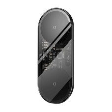Бездротова зарядка Baseus Digital LED Display 2 in 1 Universal version Include (WXSX010101) Black