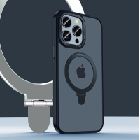 Чохол MATTE Guard ring / holder MagSafe Case for iPhone 15 Pro Black