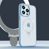 Чохол MATTE Guard ring / holder MagSafe Case for iPhone 15 Sierra Blue