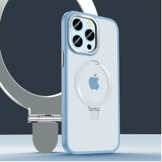 Чохол MATTE Guard ring / holder MagSafe Case for iPhone 15 Sierra Blue