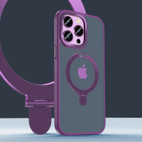 Чохол MATTE Guard ring / holder MagSafe Case for iPhone 15 Pro Max Deep Purple
