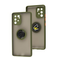Чохол Samsung Galaxy S10 Lite (G770) / A91 LikGus Edging Ring зелений