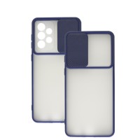 Чохол Samsung Galaxy A33 (A336) LikGus Camshield camera protect синій