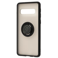 Чохол Samsung Galaxy S10 (G973) LikGus Edging Ring чорний