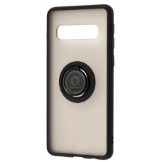 Чохол Samsung Galaxy S10 (G973) LikGus Edging Ring чорний